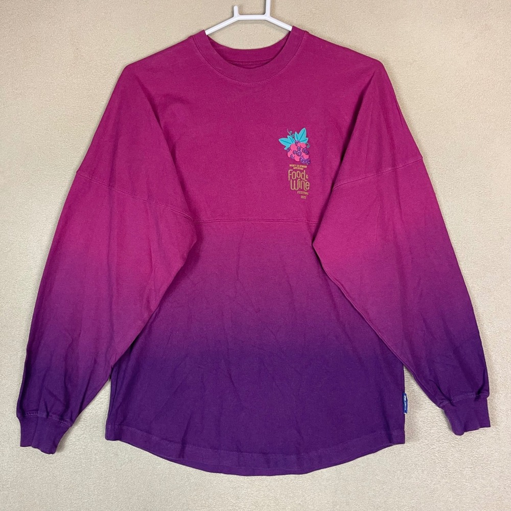 Disney California Adventure Food Wine Festival 2022 Spirit Jersey Purple Pink XS